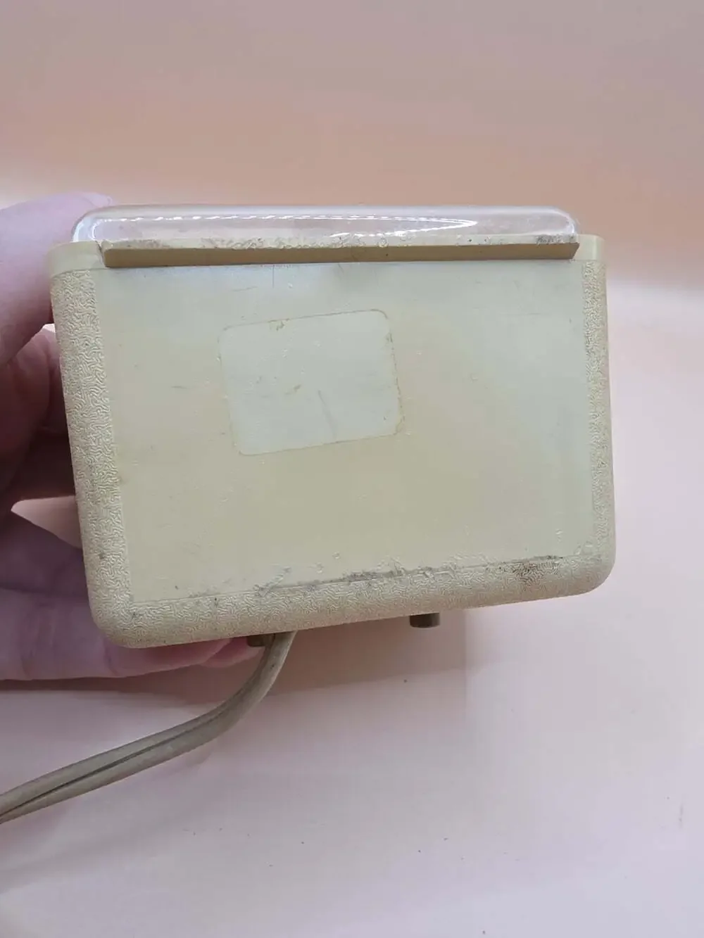Vintage General Electric Analog Alarm Clock Small Model 7369 *Working*